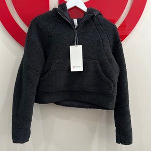 lululemon Scuba Oversized Half-Zip Fleece Hoodie Black